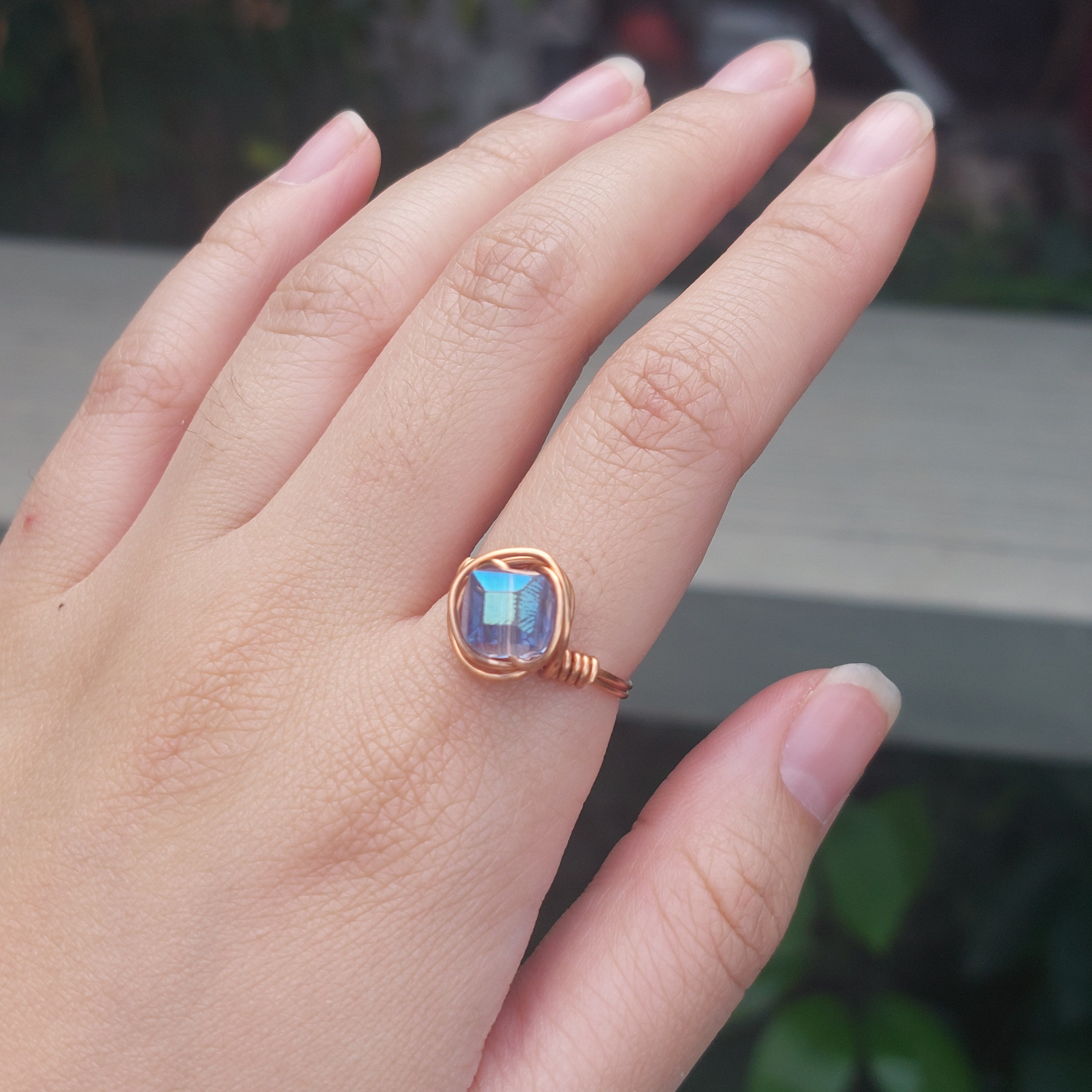 Complex Bead Wire Rings CR001