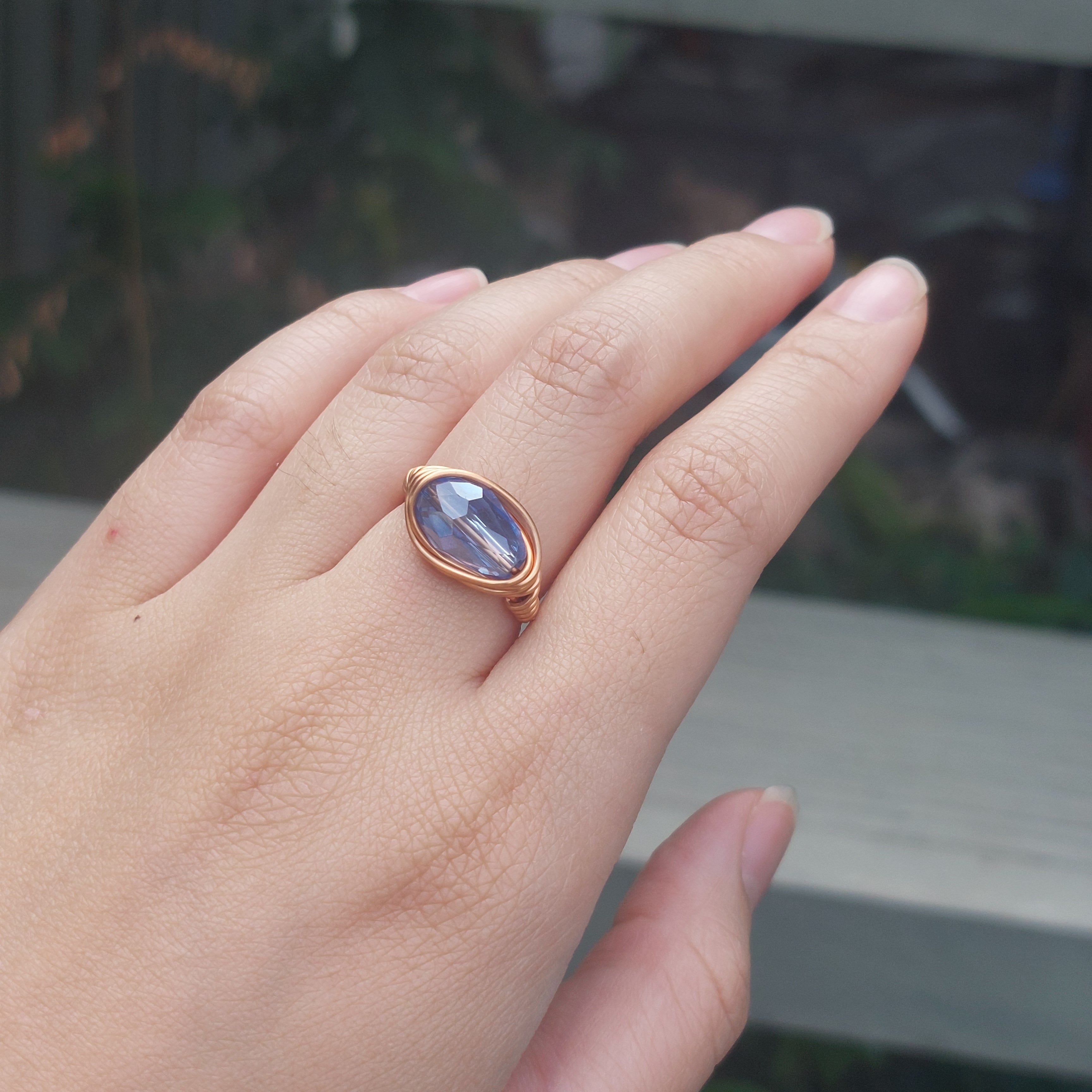 Complex Bead Wire Rings CR003