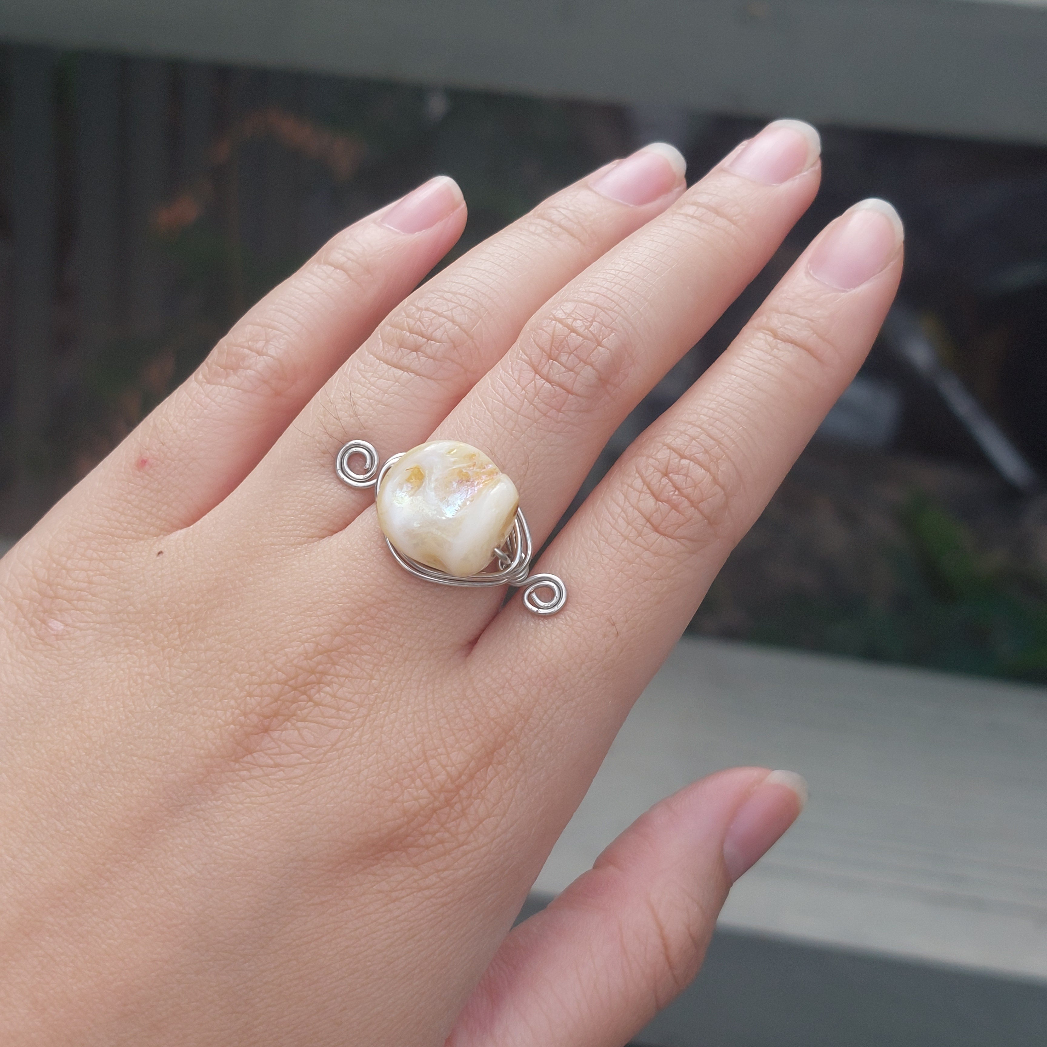 Complex Bead Wire Rings CR010