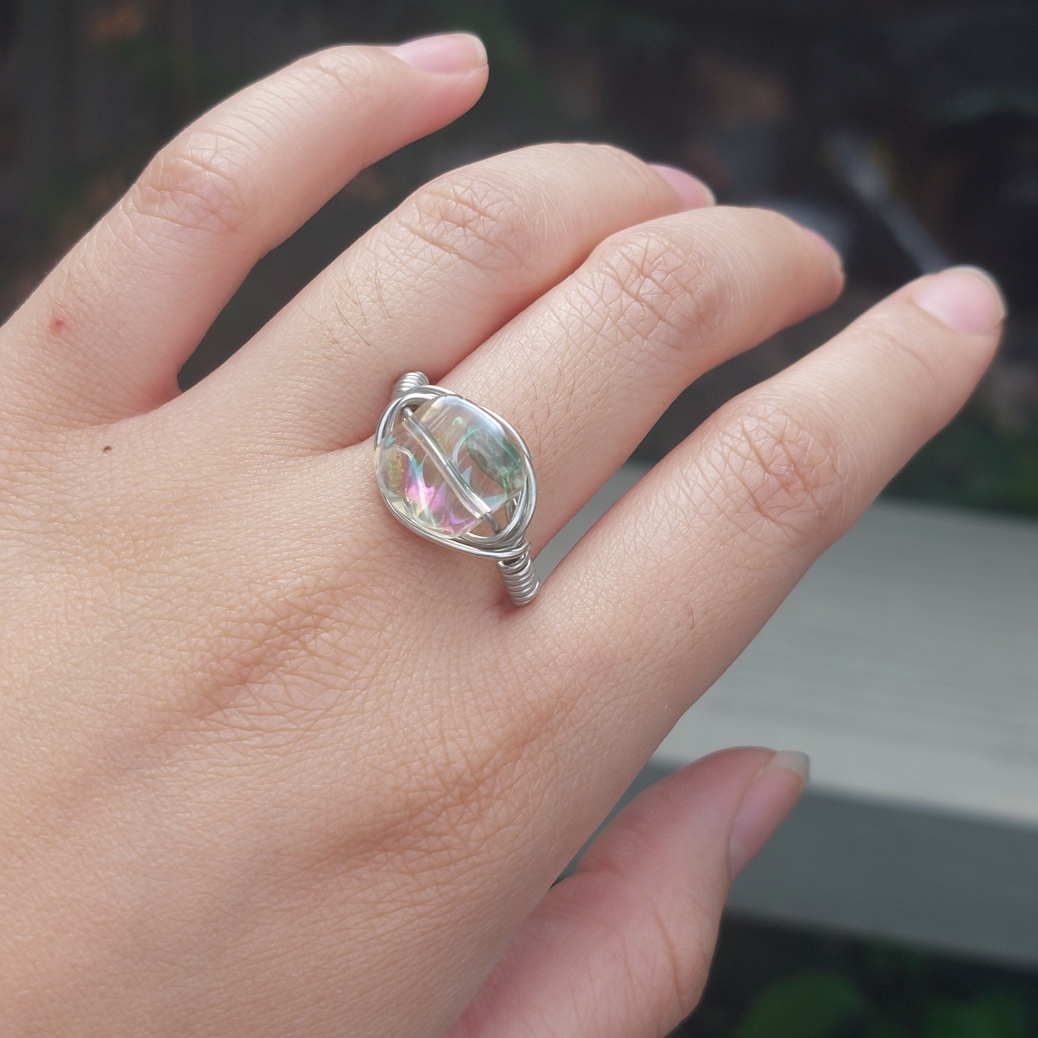 Complex Bead Wire Rings CR011