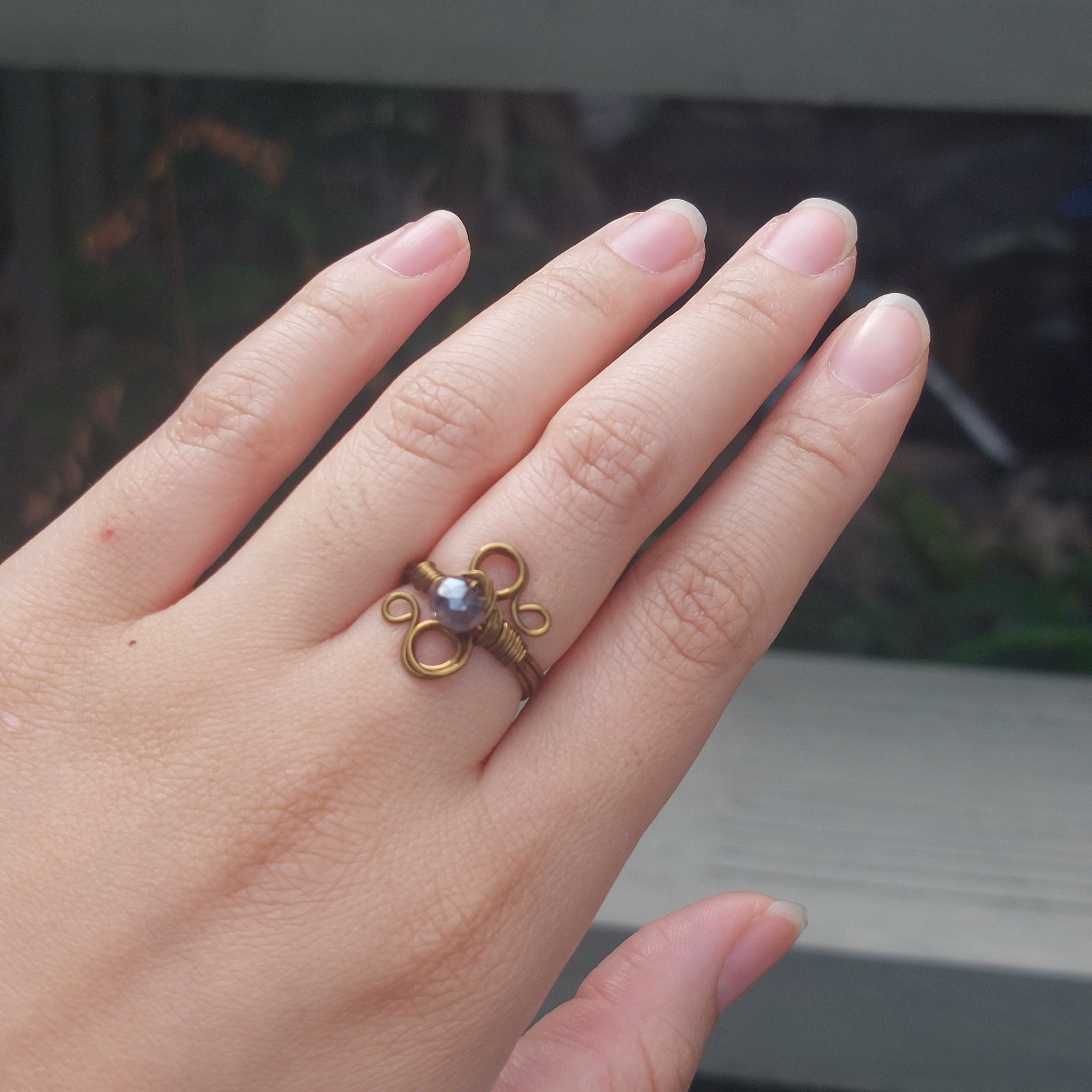 Complex Bead Wire Rings CR013