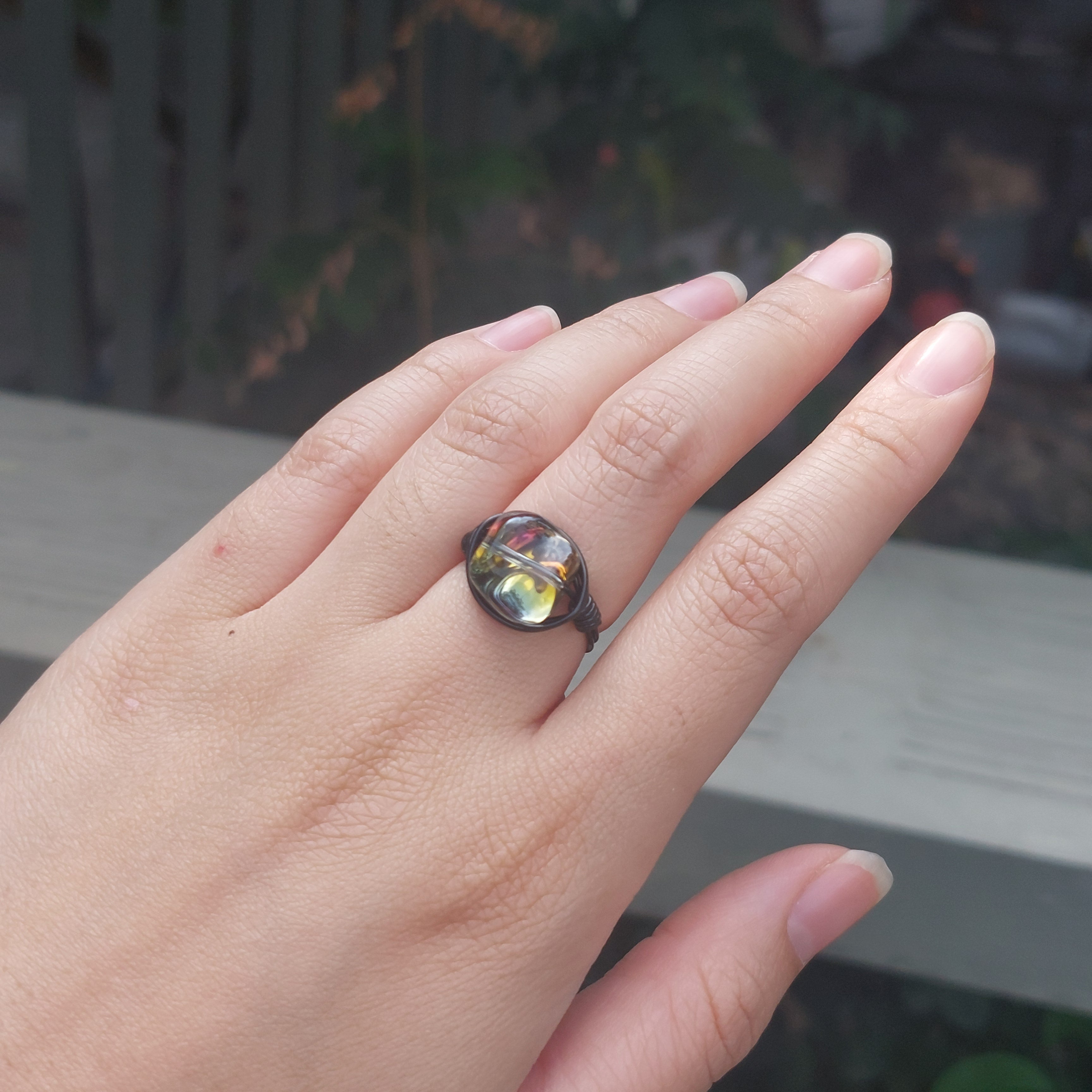 Complex Bead Wire Rings CR017