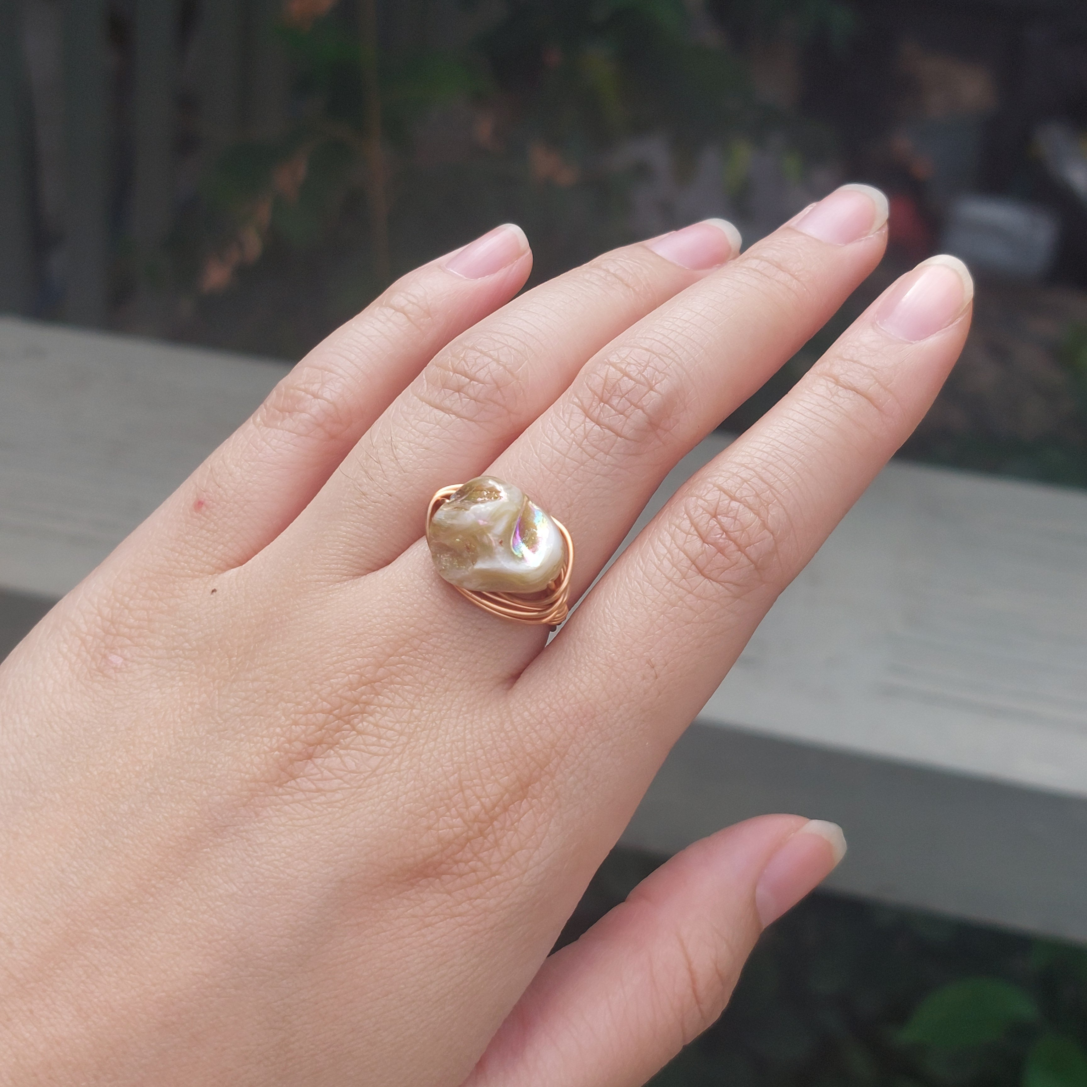 Complex Bead Wire Rings CR019