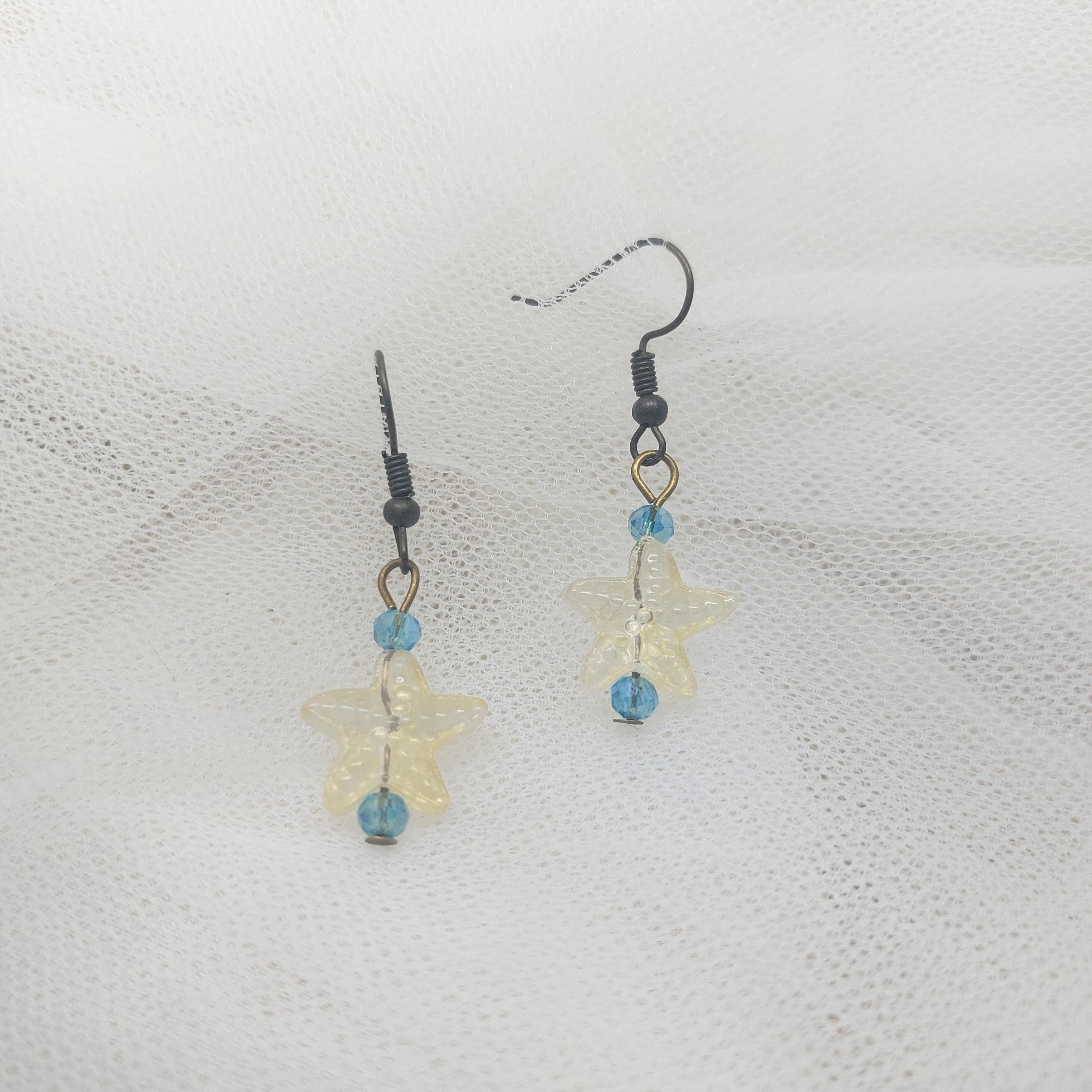 Starfish Drop Earrings Sun / Peach / Sand