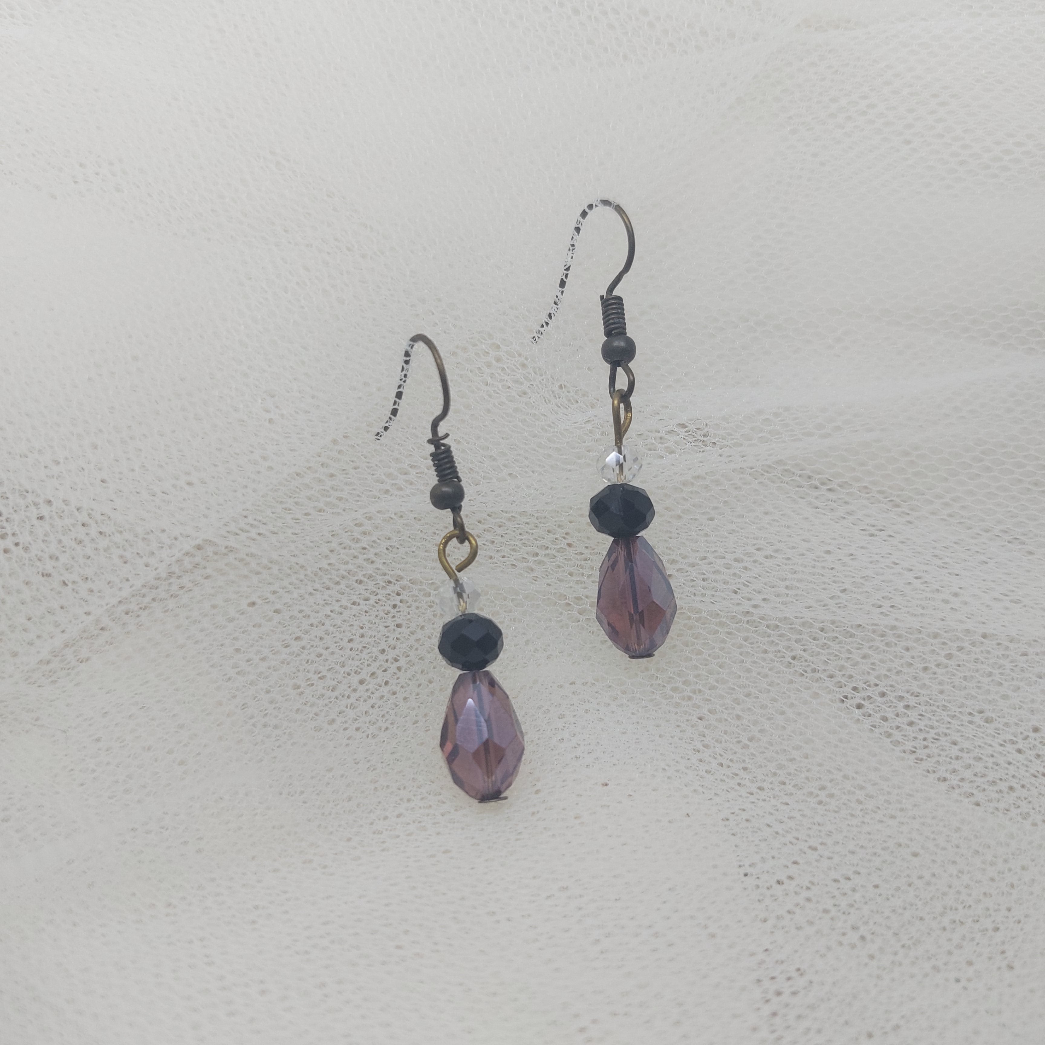 Glass Teardrop Earrings 01/02/03/04