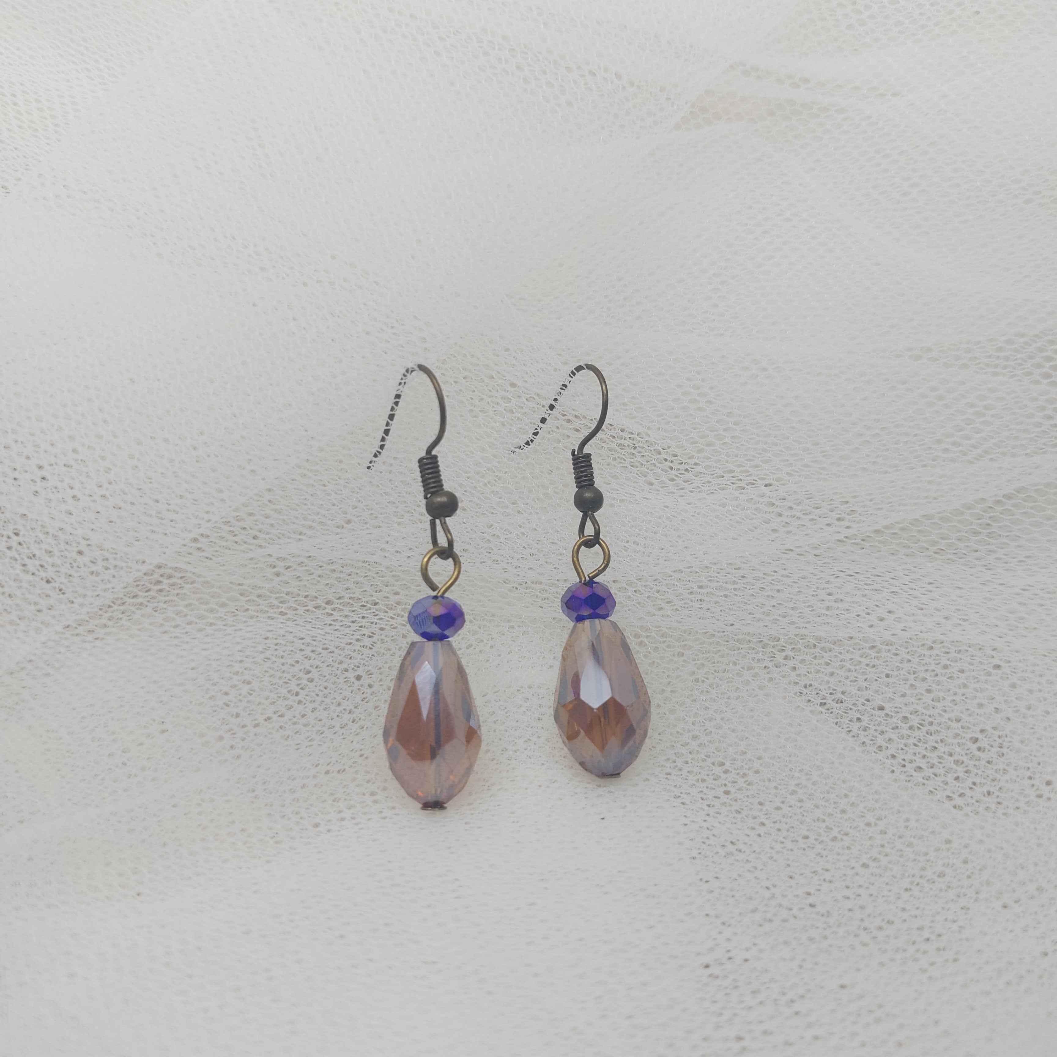 Glass Teardrop Earrings 01/02/03/04