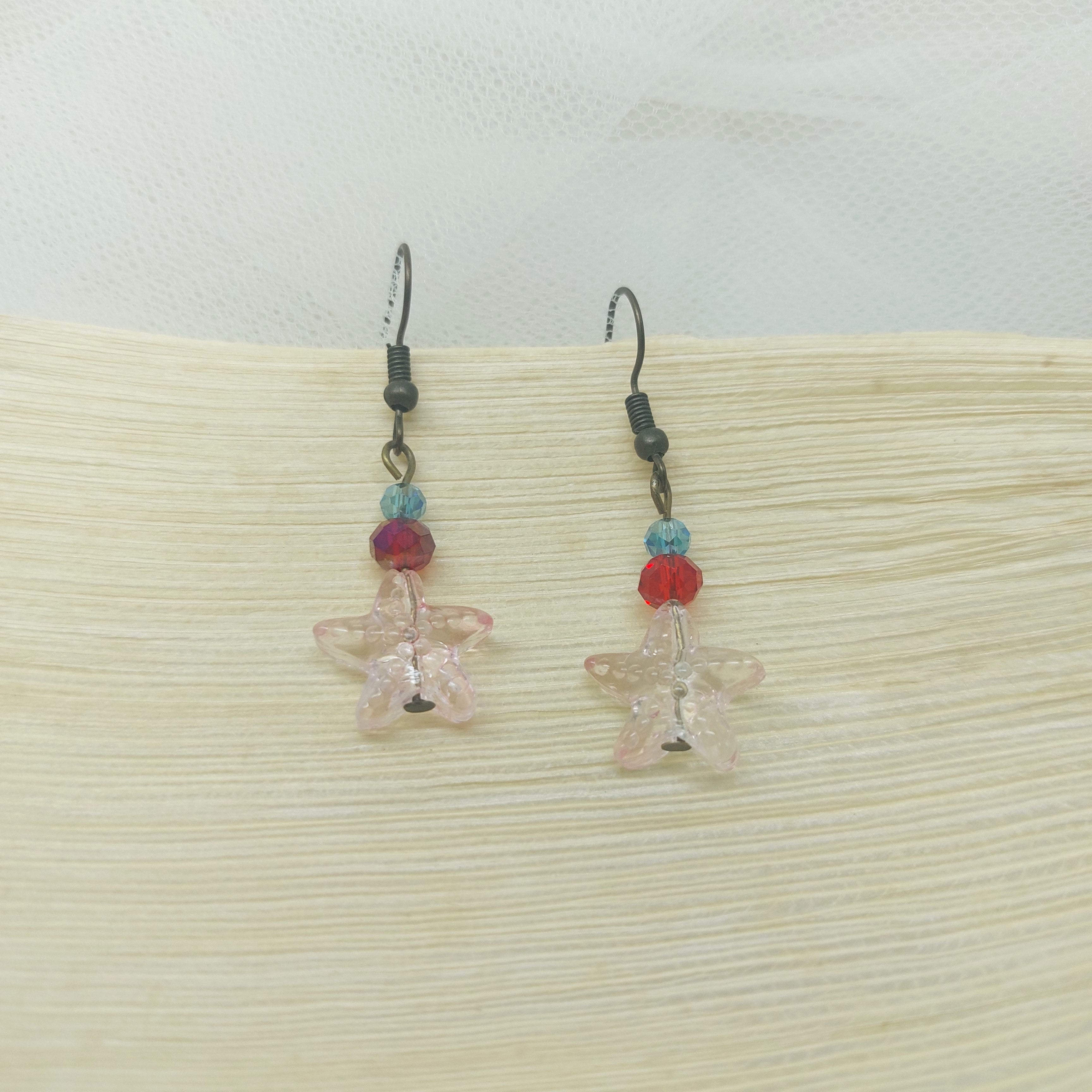 Starfish Drop Earrings Sun / Peach / Sand