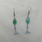 Floral Glass Drop Earrings 01/02/03/04/05