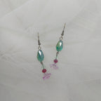 Floral Glass Drop Earrings 01/02/03/04/05