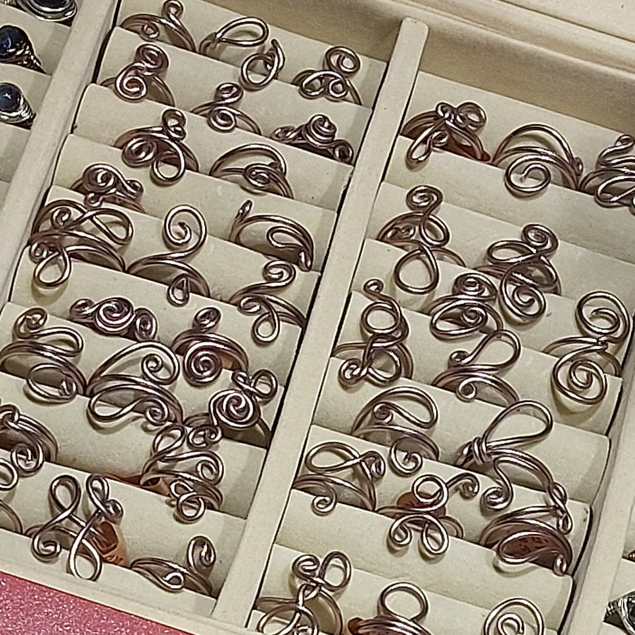 Wavy Wire Rings