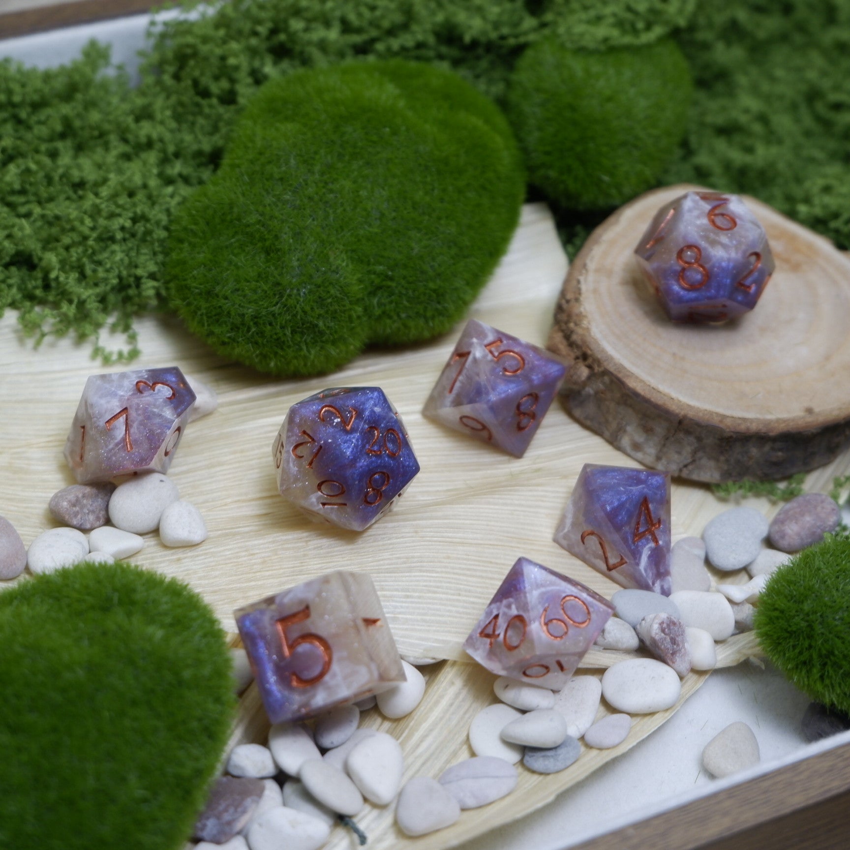 Arcane Waves Artisan Dice Set
