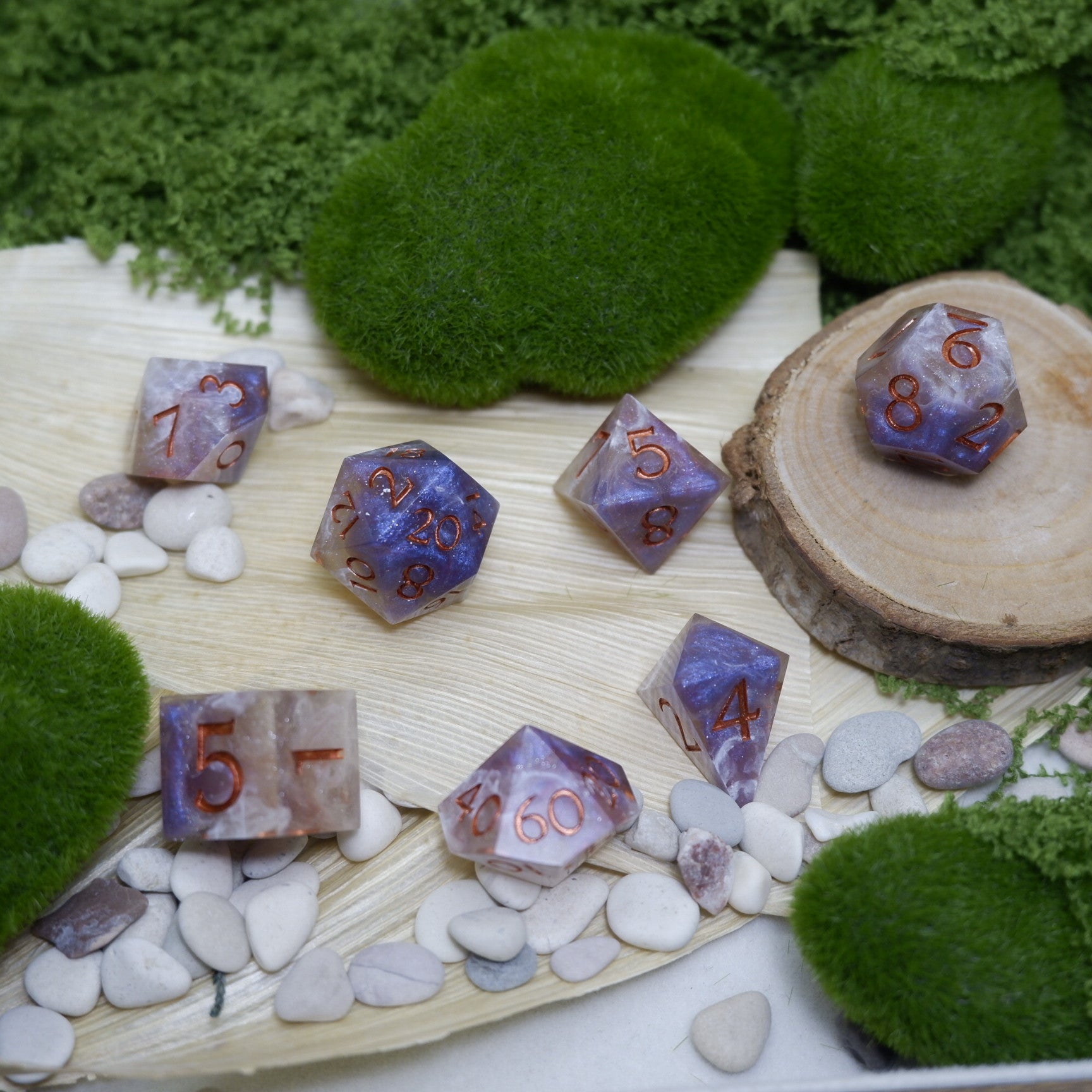 Arcane Waves Artisan Dice Set