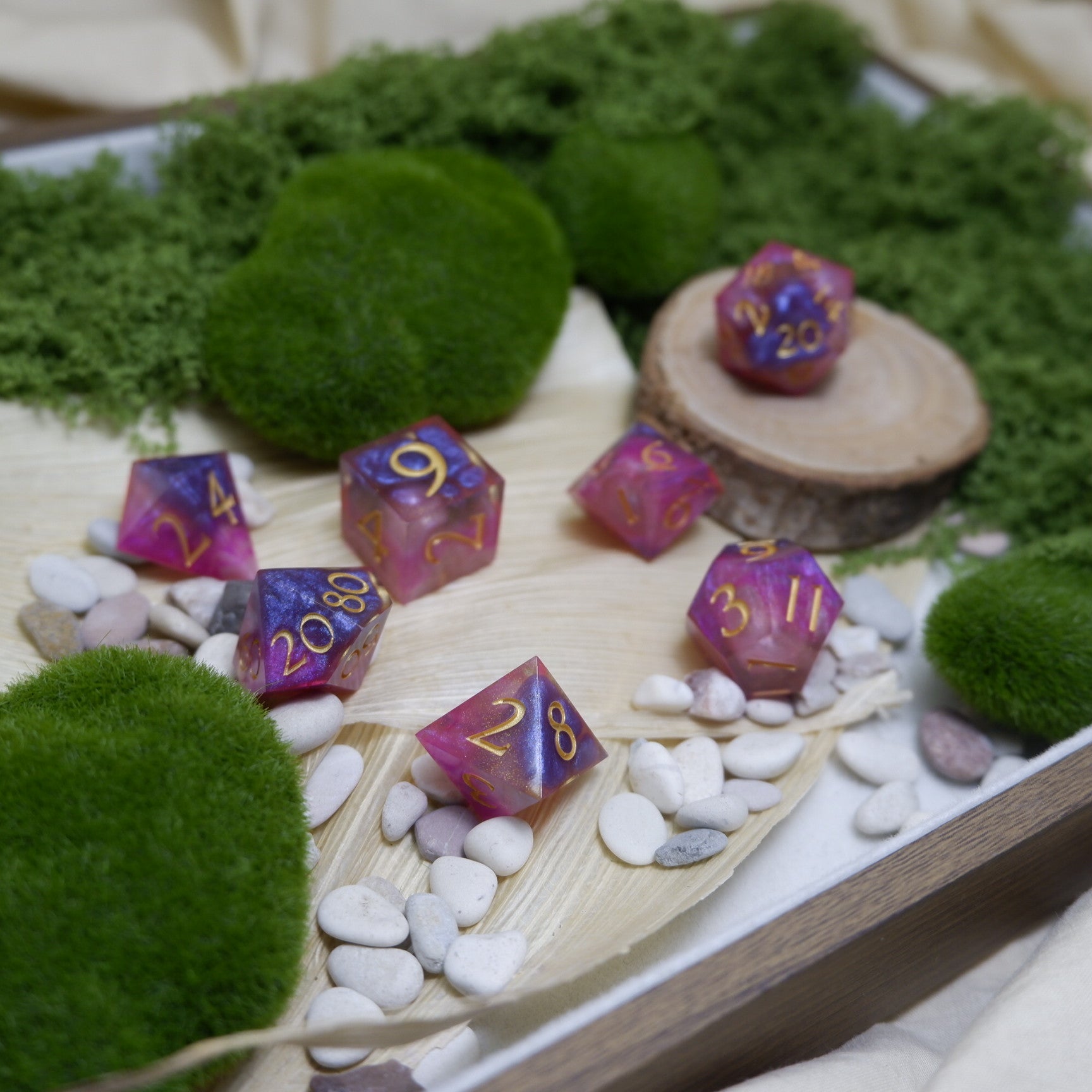 Aether Cloud Artisan Dice Set