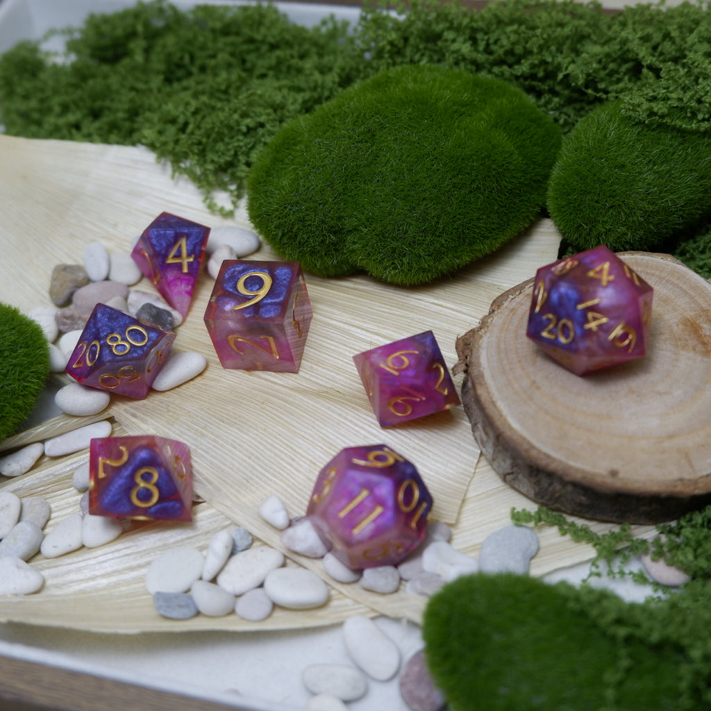 Aether Cloud Artisan Dice Set