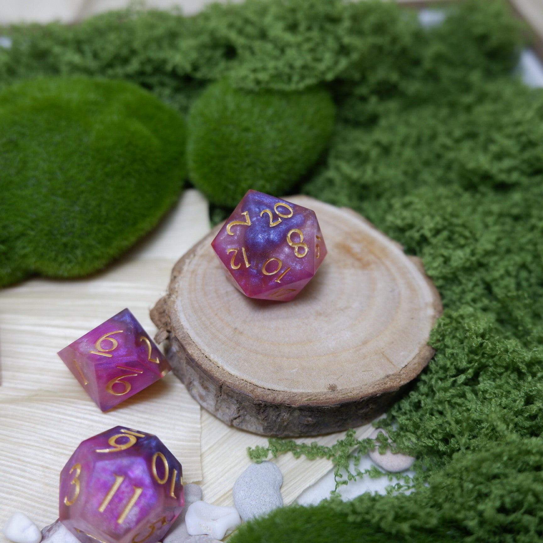 Aether Cloud Artisan Dice Set