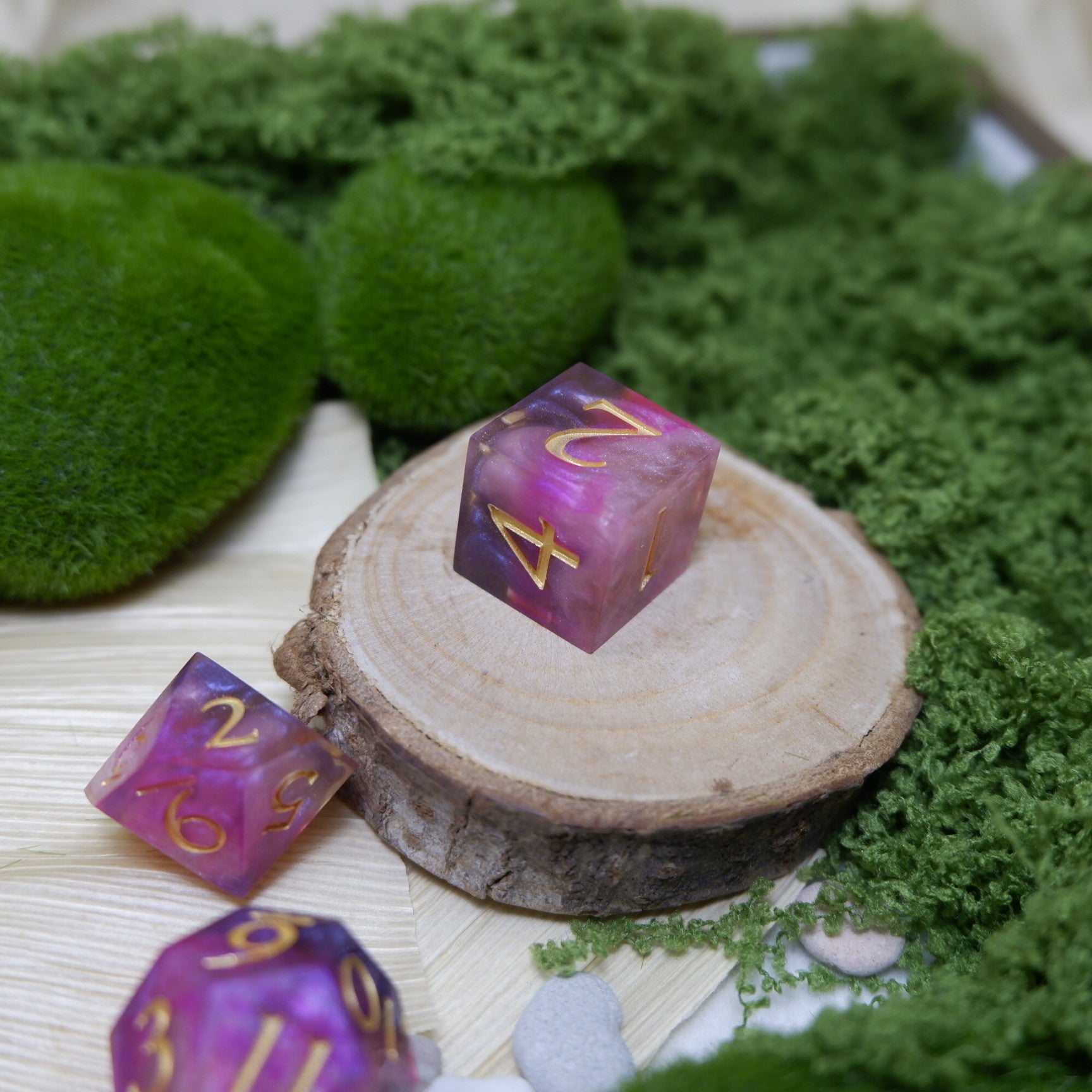 Aether Cloud Artisan Dice Set