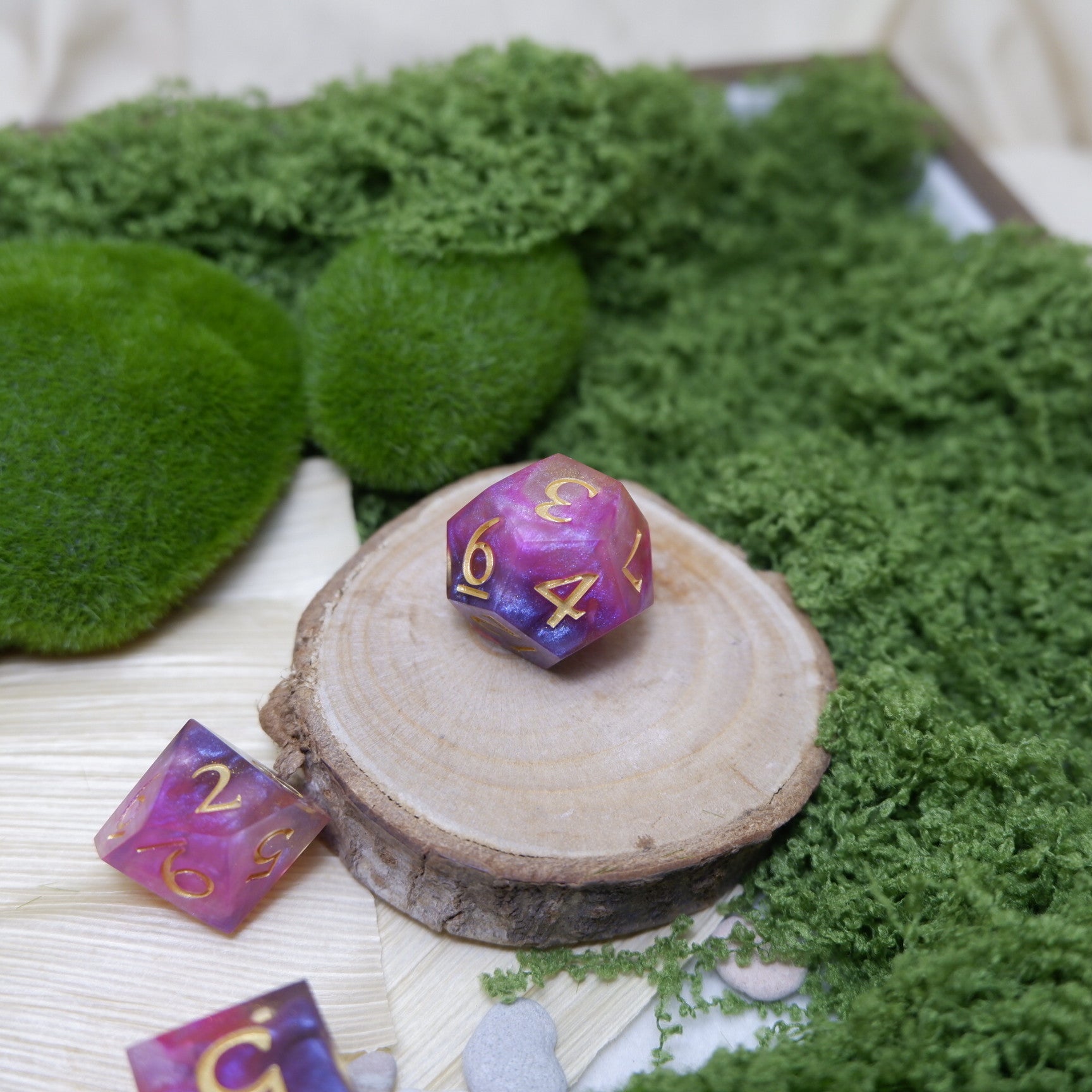 Aether Cloud Artisan Dice Set