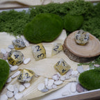 Solar Eclipse Artisan Dice Set