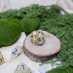 Solar Eclipse Artisan Dice Set