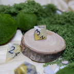 Solar Eclipse Artisan Dice Set