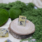 Solar Eclipse Artisan Dice Set