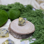 Solar Eclipse Artisan Dice Set