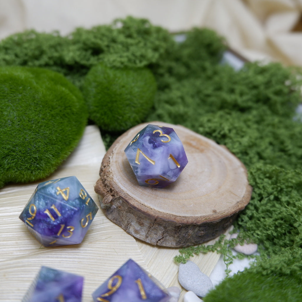 Darkforest Light Artisan Dice Set