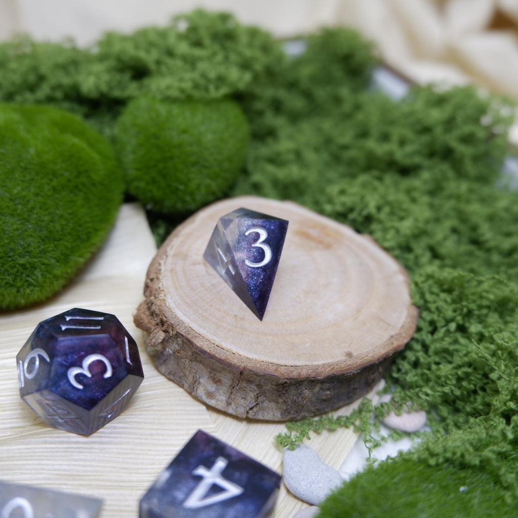 Nebula's Galaxy Artisan Dice Set