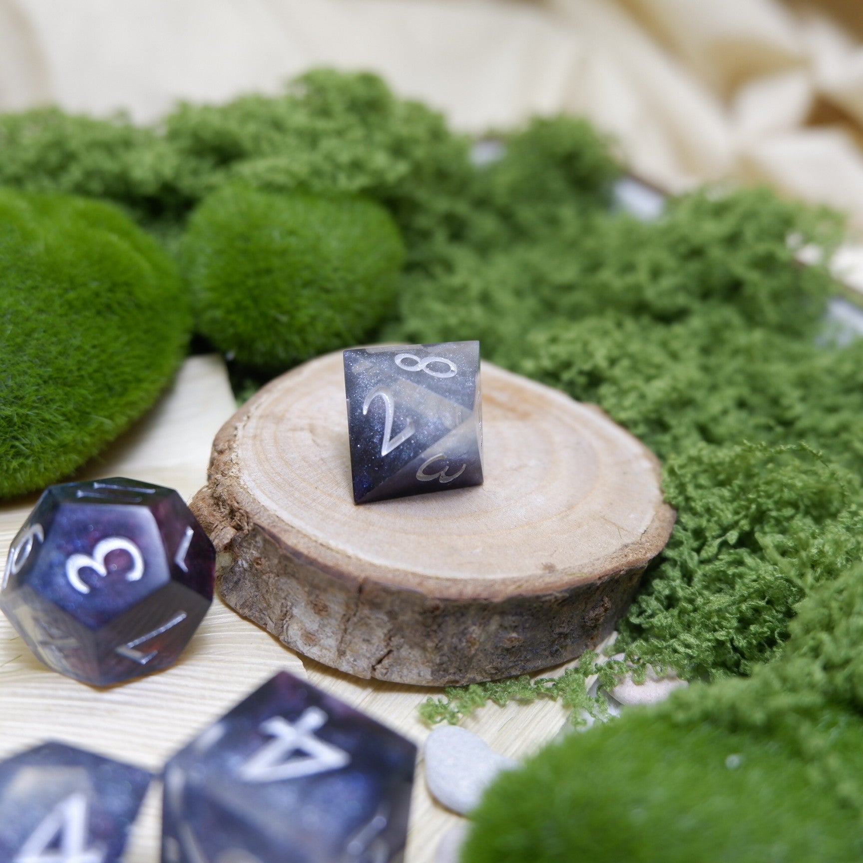 Nebula's Galaxy Artisan Dice Set