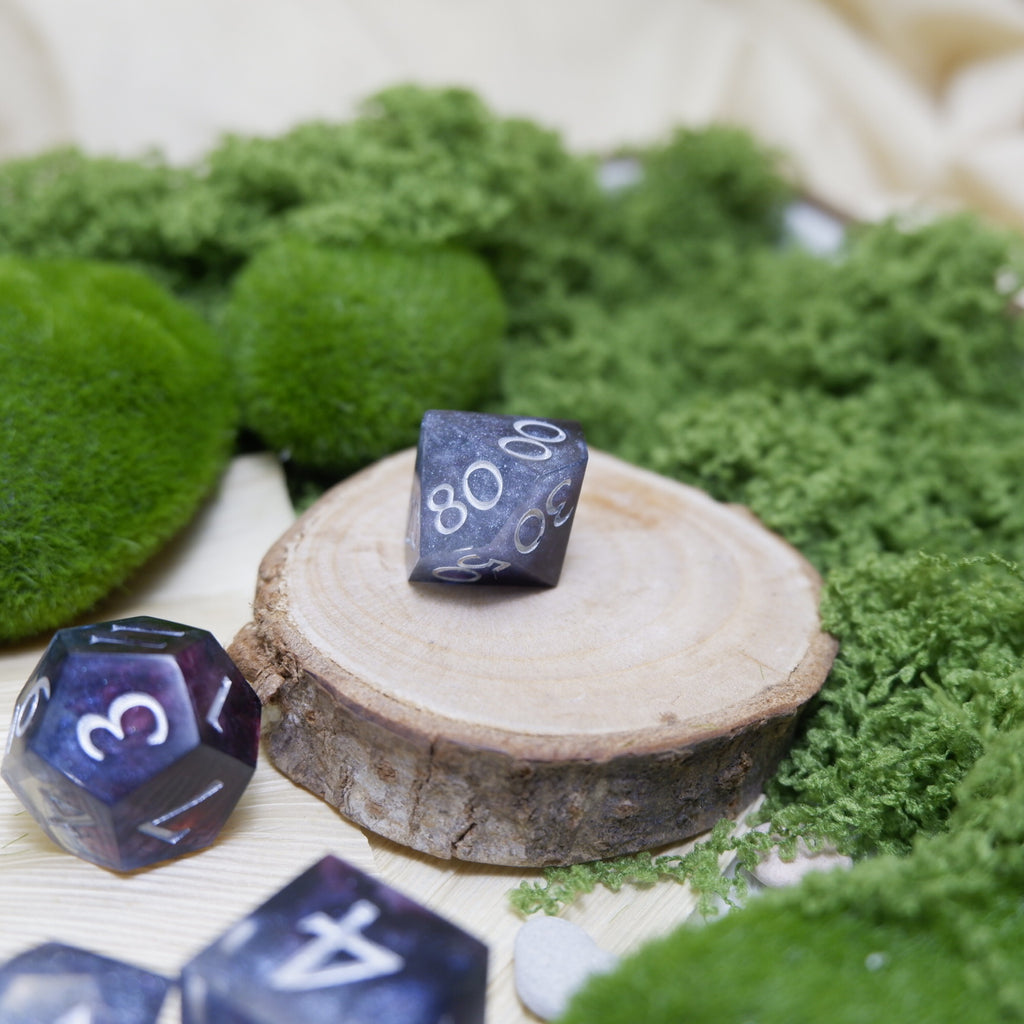 Nebula's Galaxy Artisan Dice Set