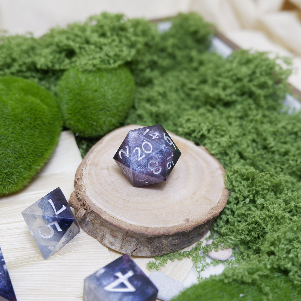 Nebula's Galaxy Artisan Dice Set