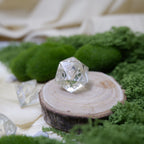 Pristine Silver Artisan Dice Set