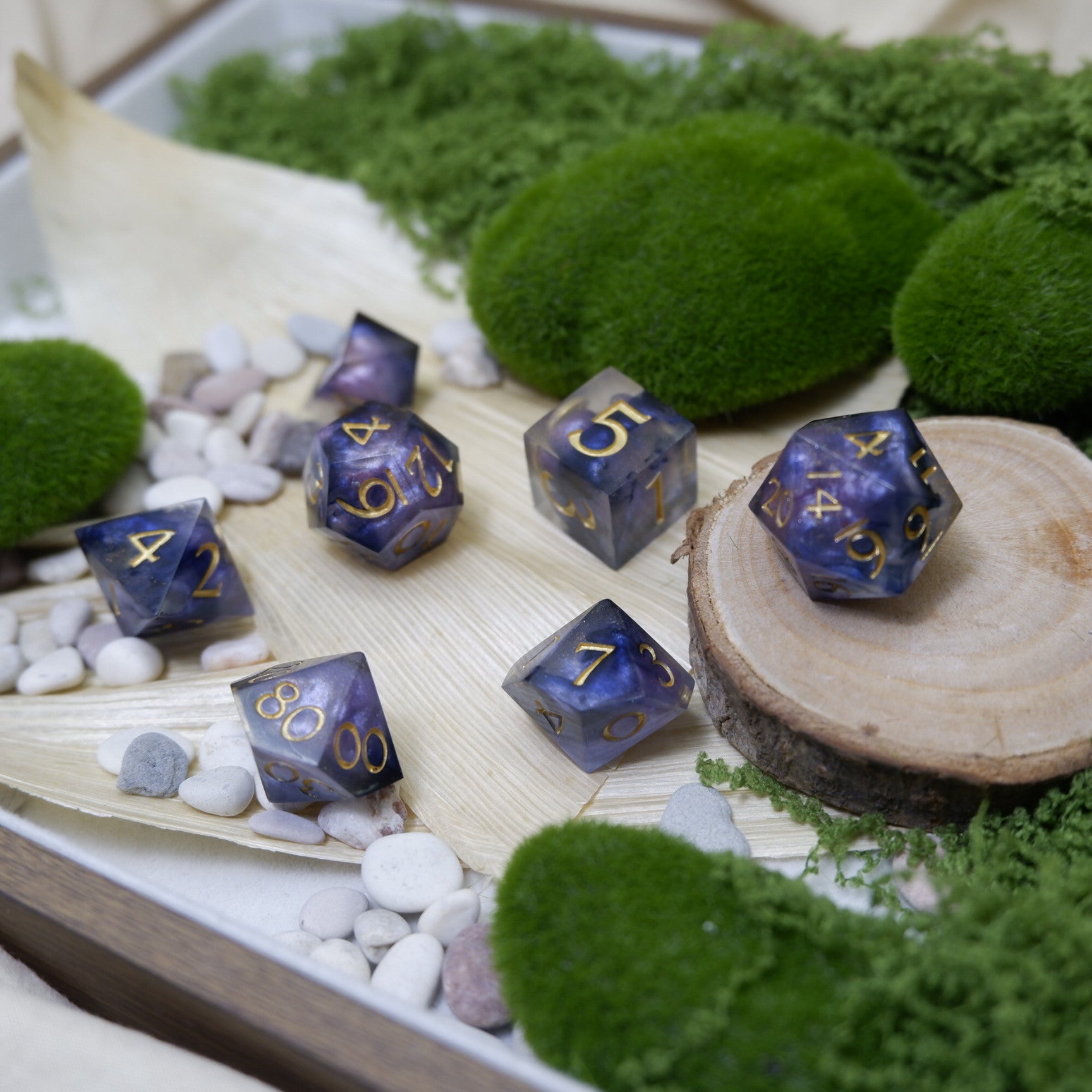 Galaxy's Reach Artisan Dice Set I
