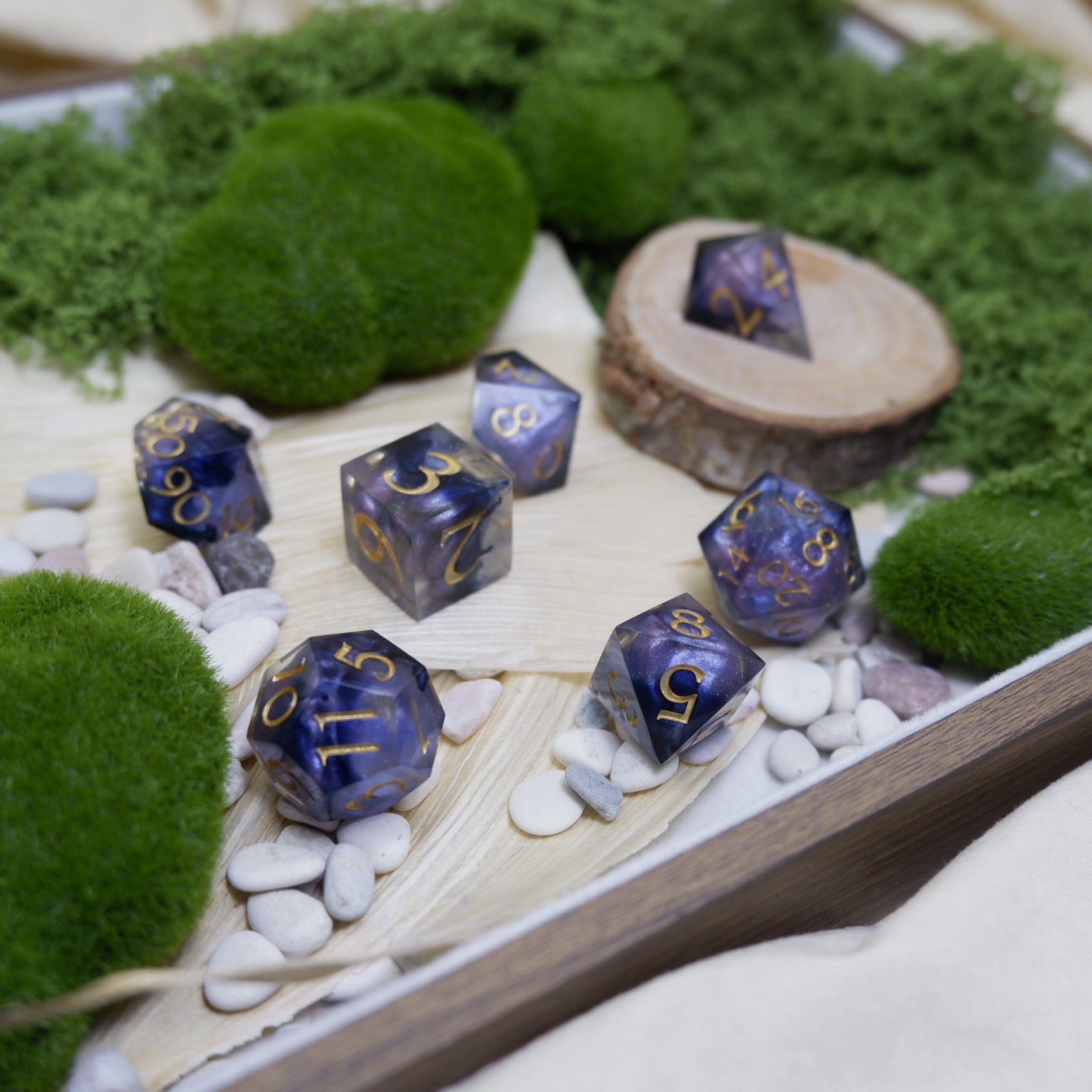 Galaxy's Reach Artisan Dice Set I