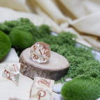 Pristine Copper Artisan Dice Set