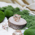 Pristine Copper Artisan Dice Set