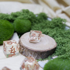 Pristine Copper Artisan Dice Set