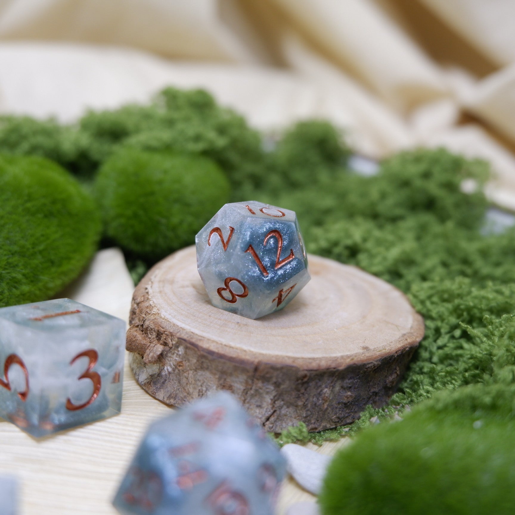 Glimmering Dream Artisan Dice Set