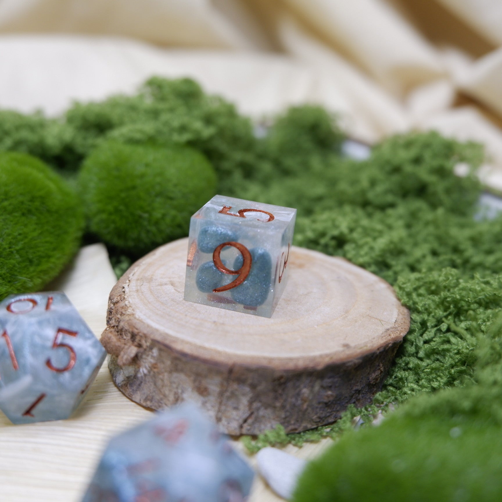 Glimmering Dream Artisan Dice Set