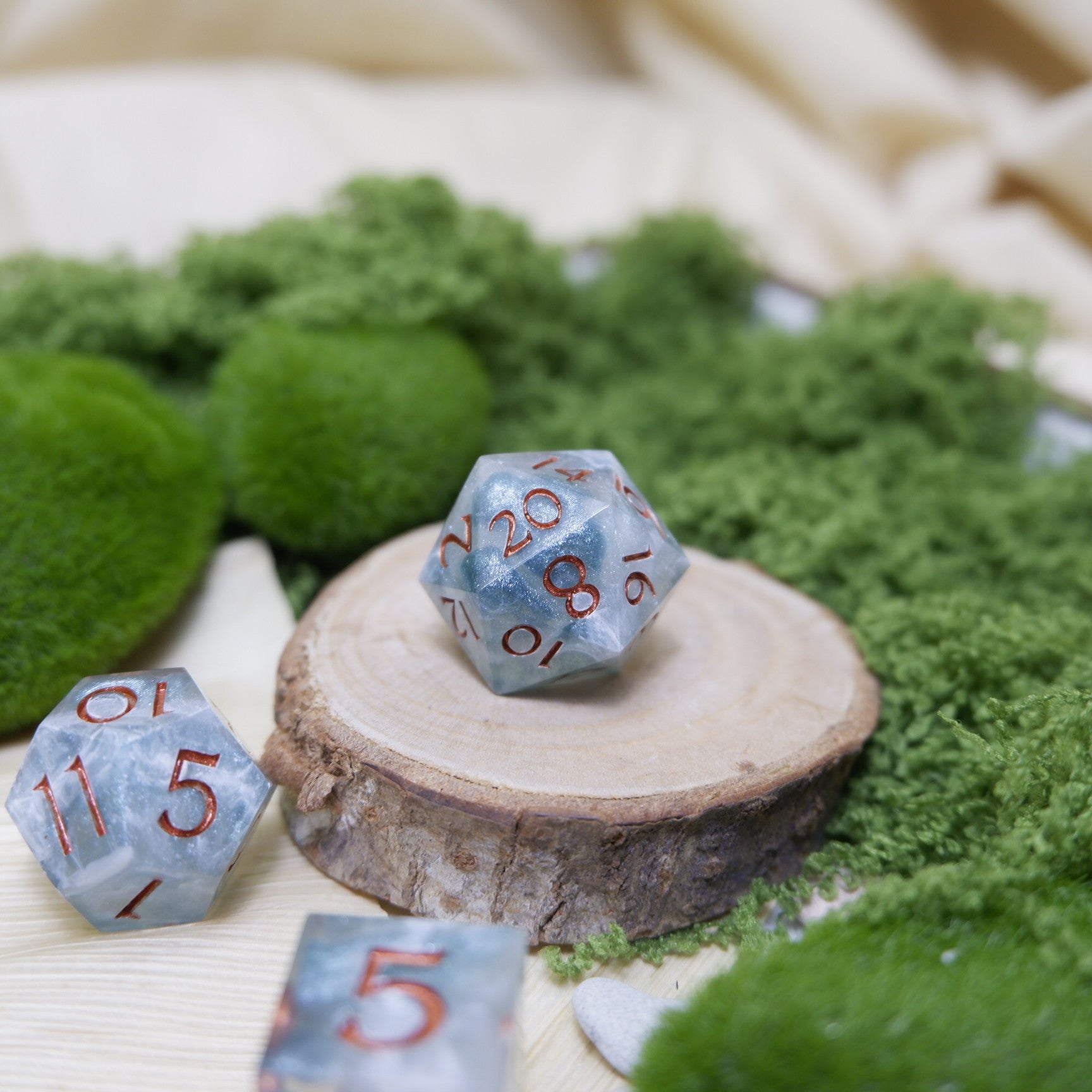 Glimmering Dream Artisan Dice Set