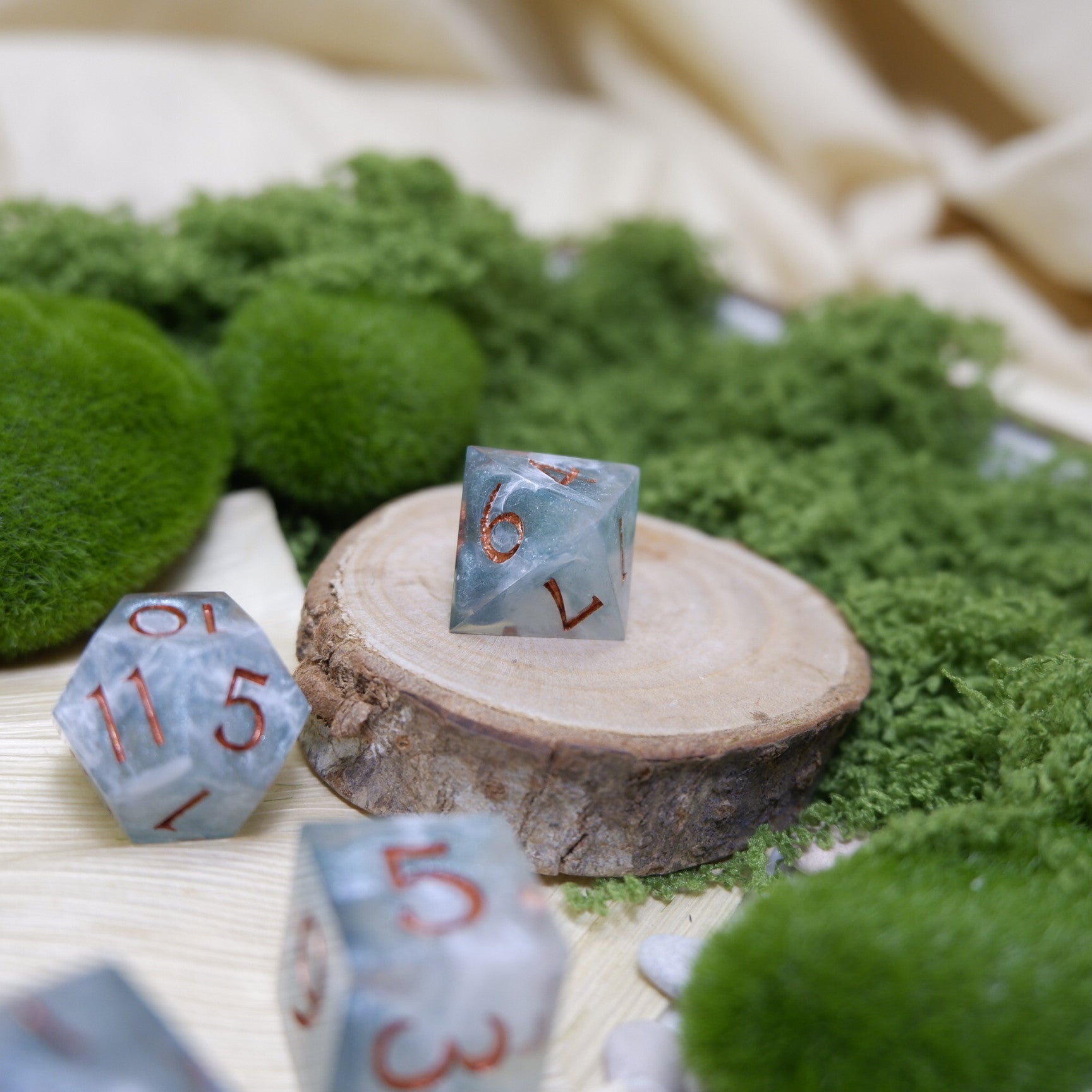 Glimmering Dream Artisan Dice Set