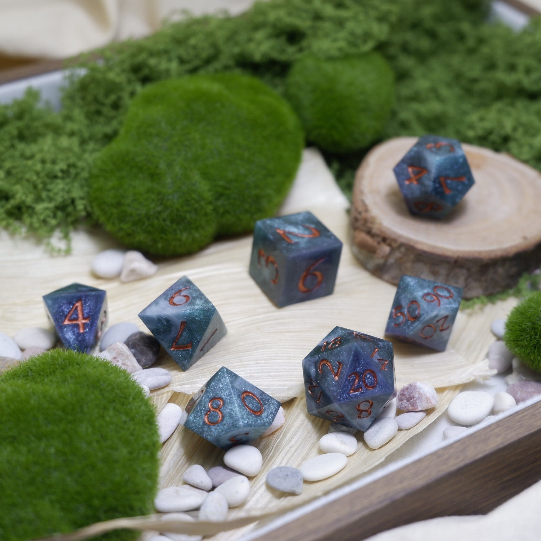 Darkforest Veil Artisan Dice Set