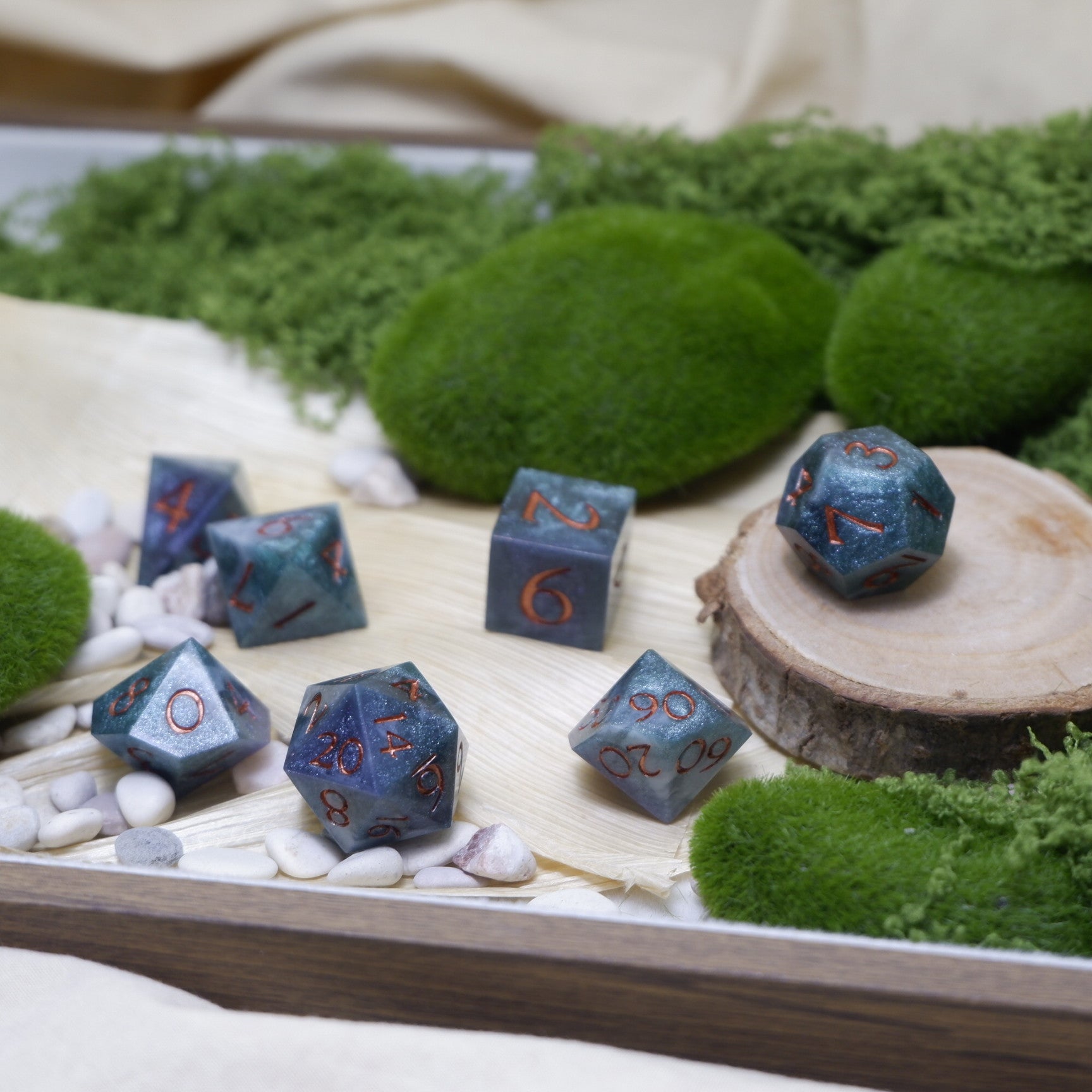 Darkforest Veil Artisan Dice Set