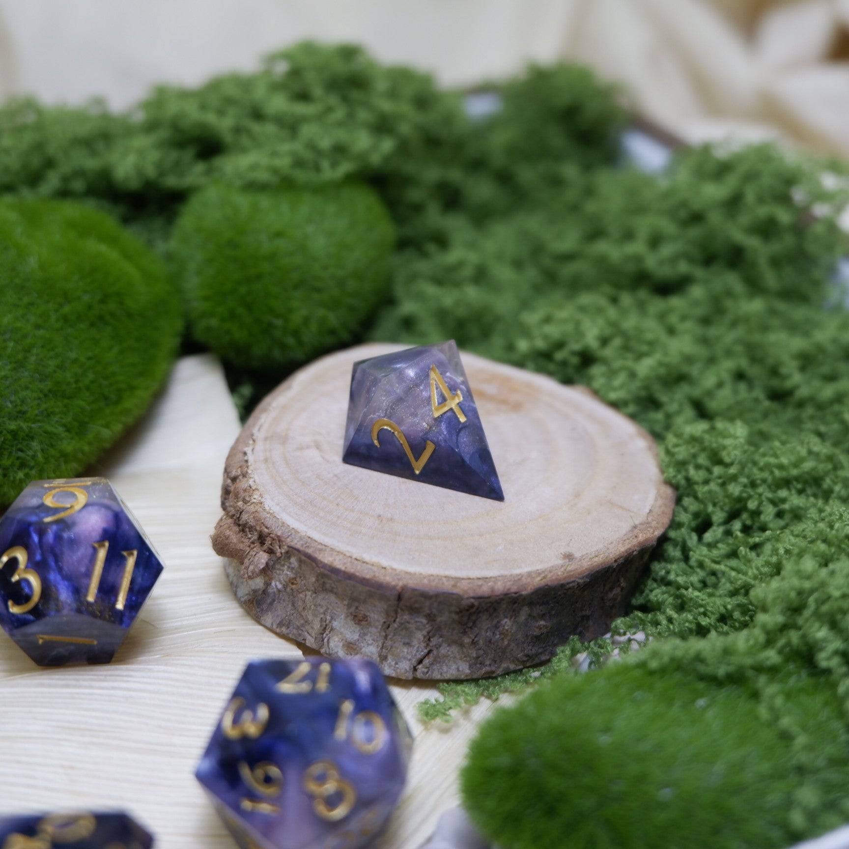 Galaxy's Reach Artisan Dice Set II