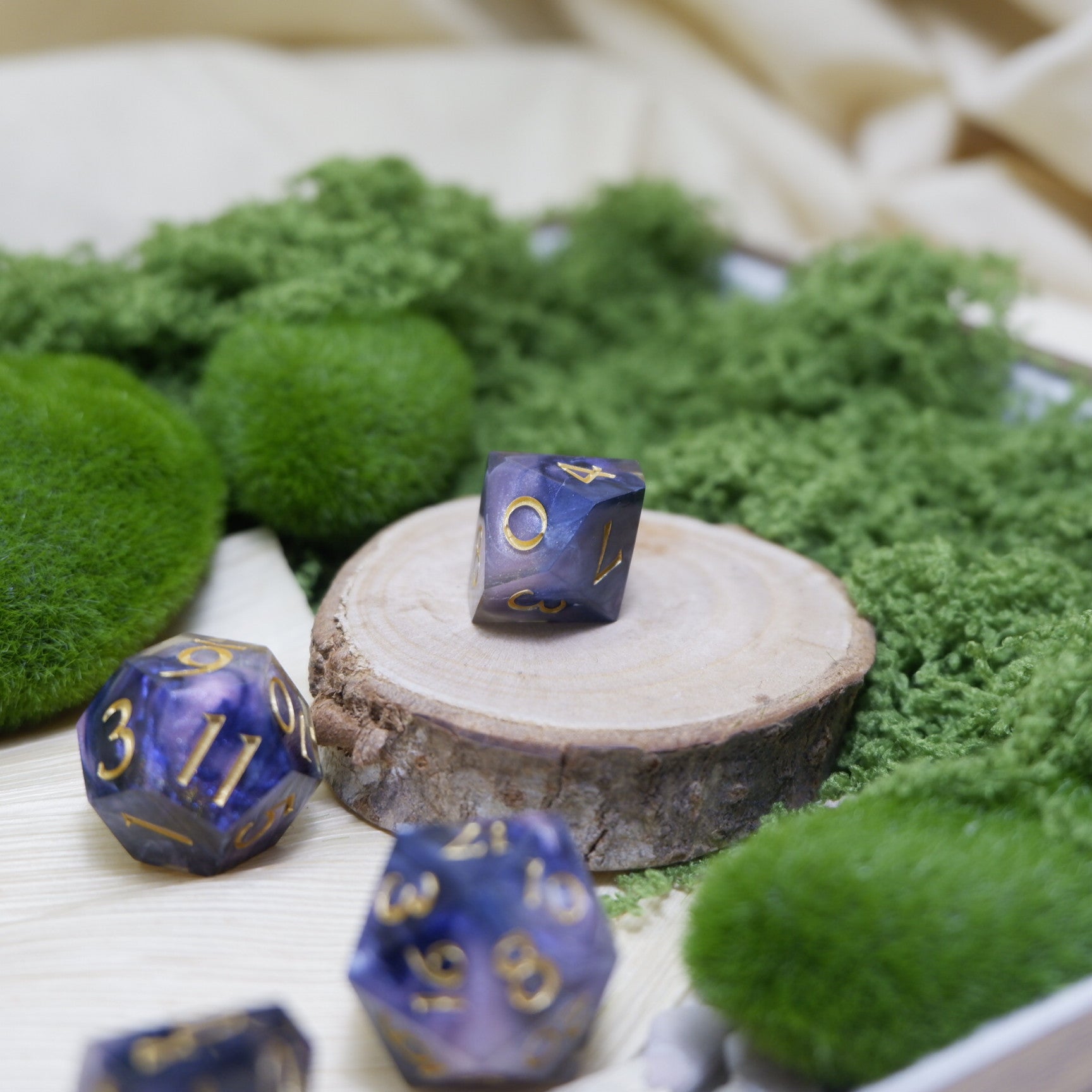 Galaxy's Reach Artisan Dice Set II