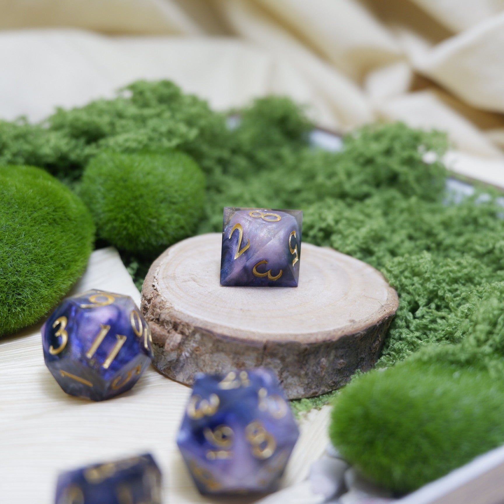 Galaxy's Reach Artisan Dice Set II