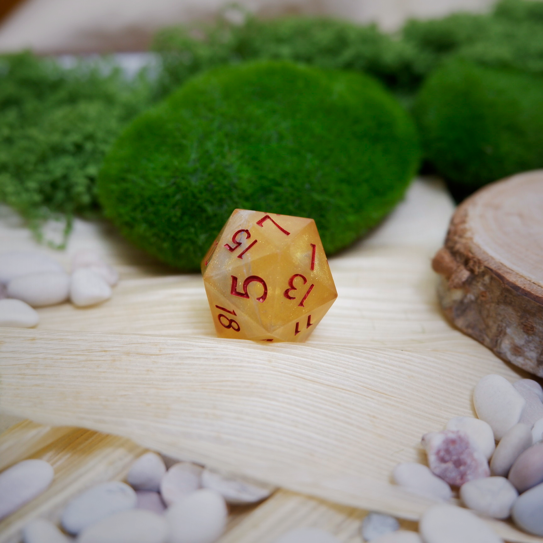 D20 Single Dice Lost God's Cinder