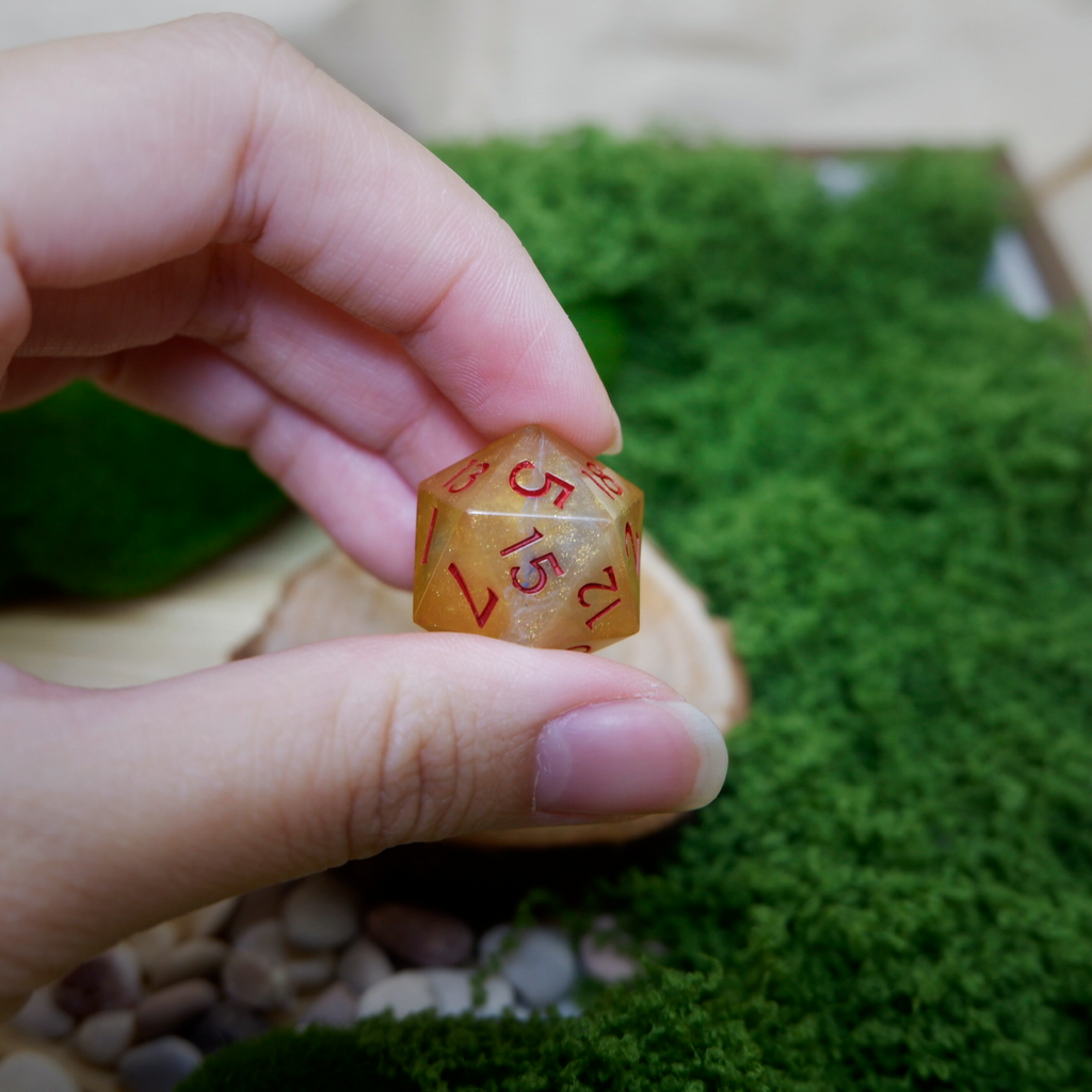 D20 Single Dice Lost God's Cinder